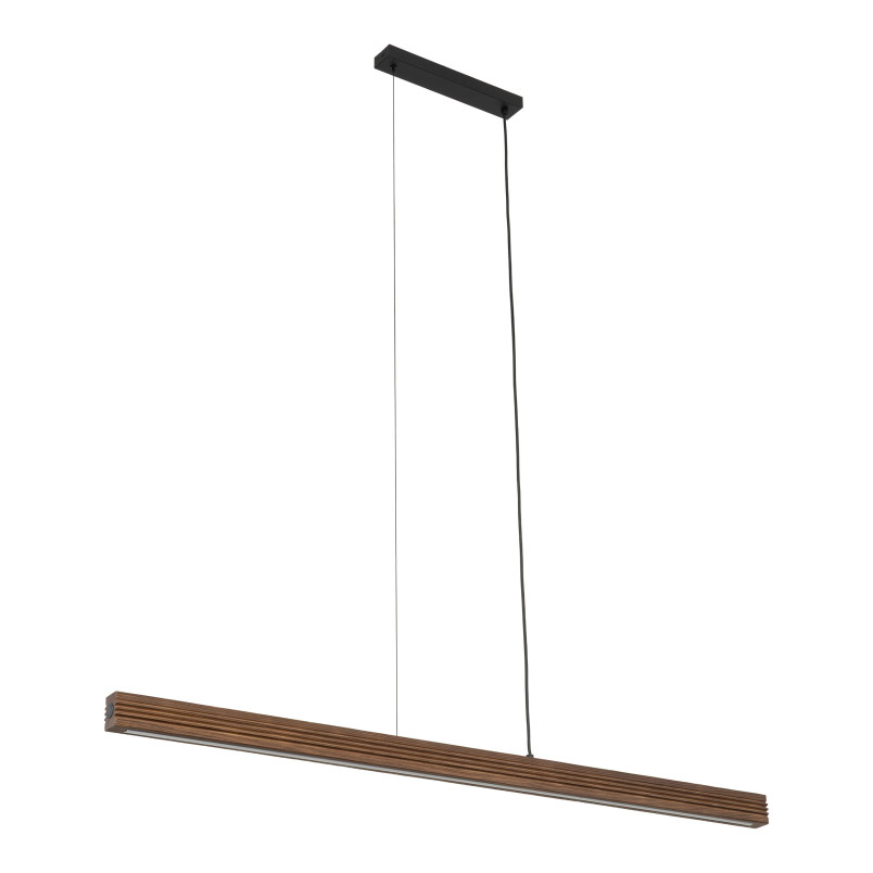 Viga Wood Led Sosna Szczotkowana Orzech Lampa Wisząca Tk Lighting