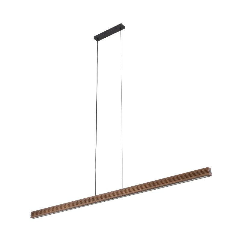 Viga Wood Led Sosna Szczotkowana Orzech Lampa Wisząca Tk Lighting