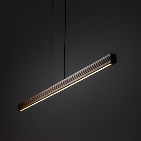 Viga Wood Led Sosna Szczotkowana Orzech Lampa Wisząca Tk Lighting