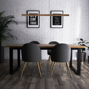 Viga Wood Led Sosna Szczotkowana Orzech Lampa Wisząca Tk Lighting