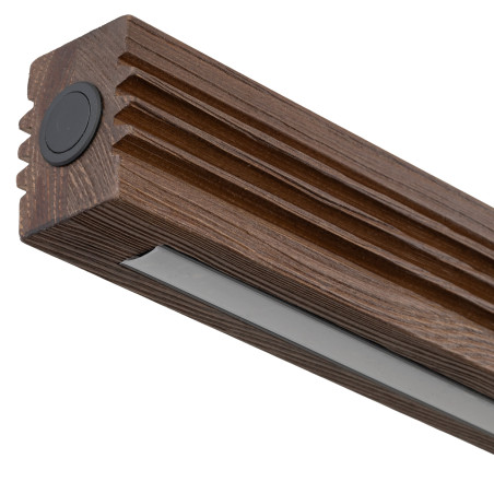 Viga Wood Led Sosna Szczotkowana Orzech Lampa Wisząca Tk Lighting