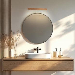 Viga Wood Led Sosna Szczotkowana Postarzana Kinkiet Tk Lighting