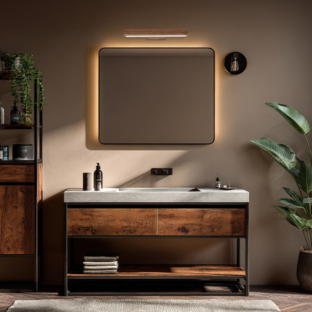 Viga Wood Led Sosna Szczotkowana Orzech Kinkiet Tk Lighting
