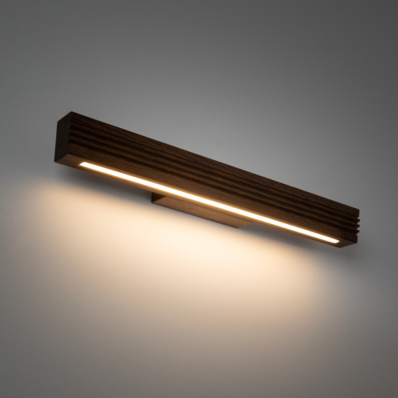 Viga Wood Led Sosna Szczotkowana Orzech Kinkiet Tk Lighting