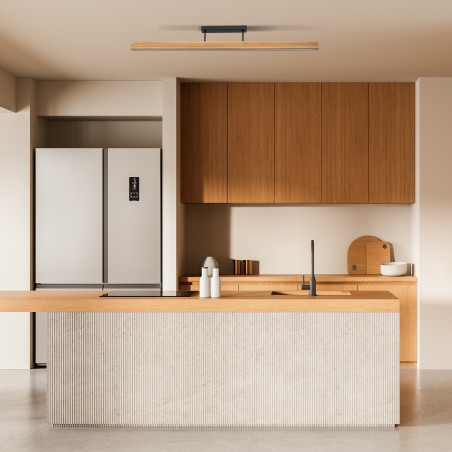 Viga Wood Led Sosna Szczotkowana Postarzana Lampa Suftowa Tk Lighting