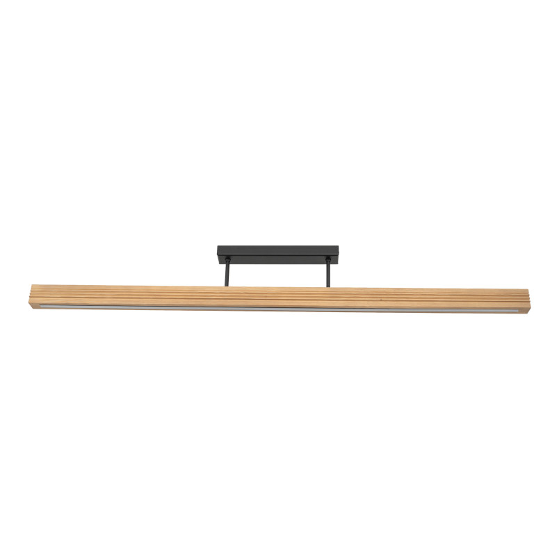 Viga Wood Led Sosna Szczotkowana Postarzana Lampa Suftowa Tk Lighting