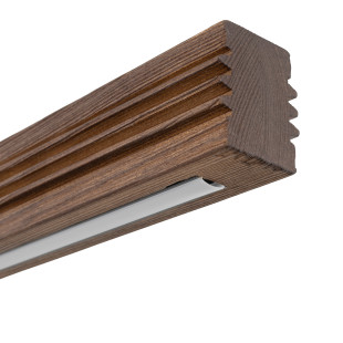 Viga Wood Led Sosna Szczotkowana Orzech Lampa Sufitowa Tk Lighting
