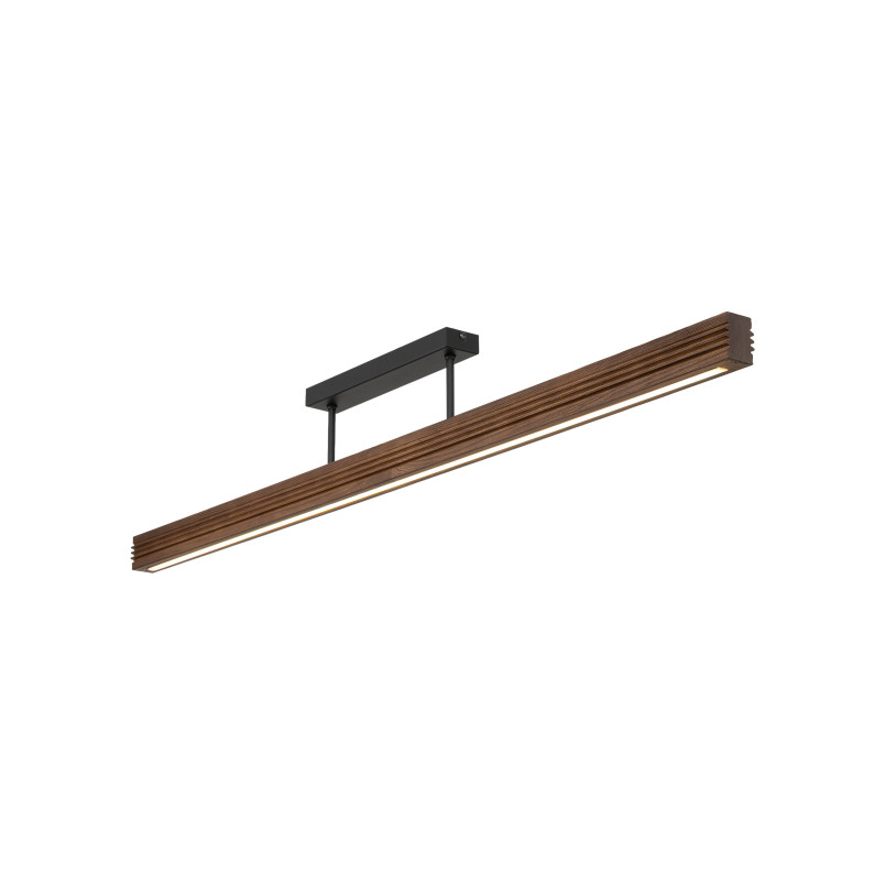 Viga Wood Led Sosna Szczotkowana Orzech Lampa Sufitowa Tk Lighting
