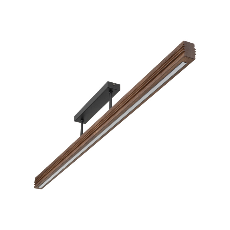 Viga Wood Led Sosna Szczotkowana Orzech Lampa Sufitowa Tk Lighting