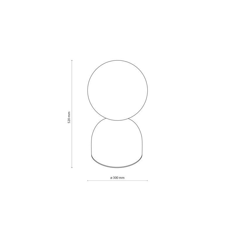 Miki Sabia Big Lampka Nocna 1Xe27 Tk Lighting