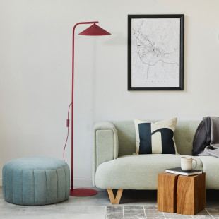 Lume Burgund Lampa Podłogowa 1Xgx53 Tk Lighting