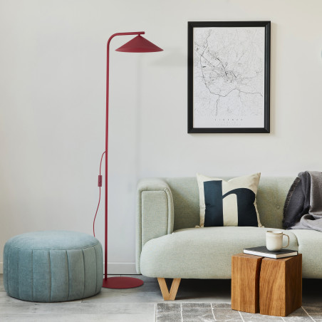 Lume Burgund Lampa Podłogowa 1Xgx53 Tk Lighting