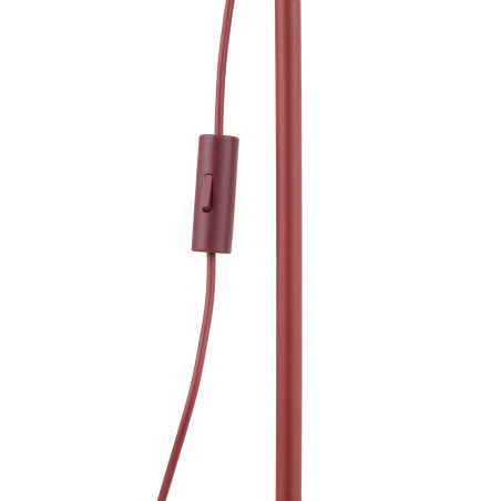 Lume Burgund Lampa Podłogowa 1Xgx53 Tk Lighting