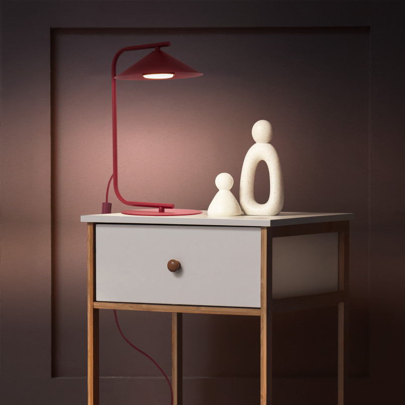 Lume Burgund Lampka Nocna 1Xgx53 Tk Lighting
