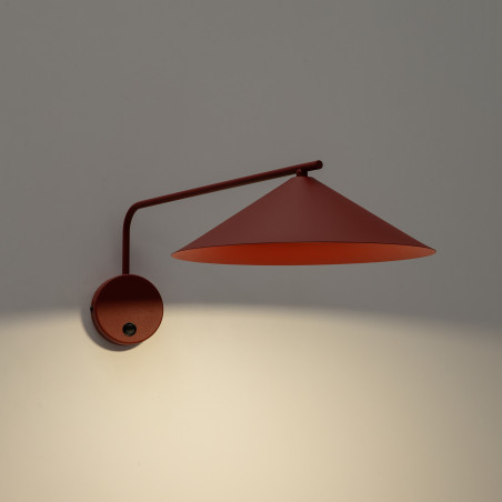 Lume M Burgund Kinkiet 1Xgx53 Tk Lighting