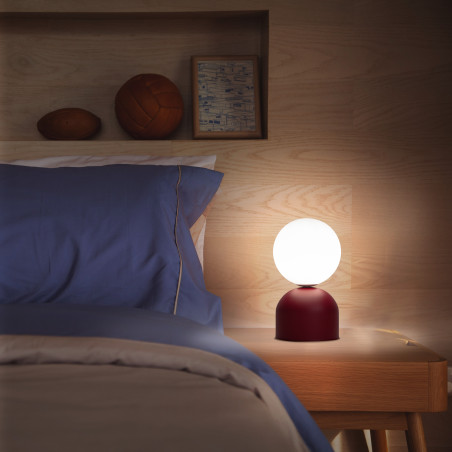 Miki Burgund Lampka Nocna 1Xg9 Tk Lighting