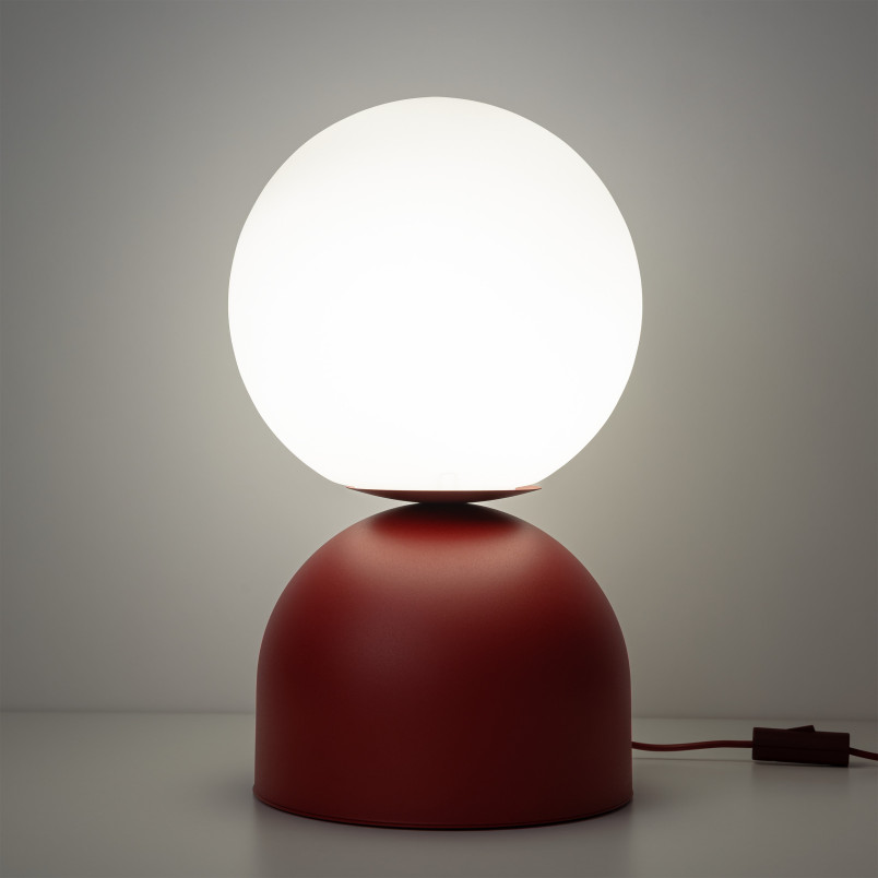 Miki Burgund Big Lampka Nocna 1Xe27 Tk Lighting