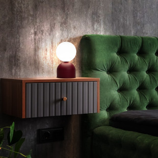 Miki Burgund Lampka Nocna 1Xg9 Tk Lighting