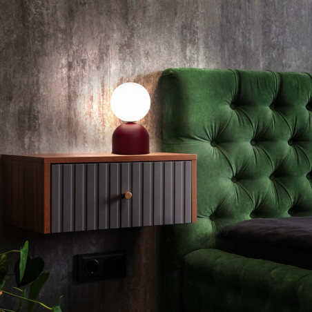 Miki Burgund Lampka Nocna 1Xg9 Tk Lighting