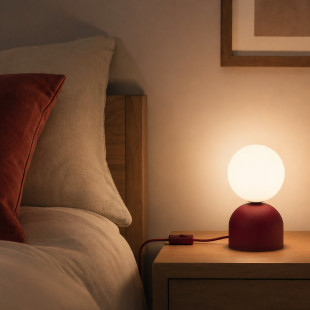 Miki Burgund Lampka Nocna 1Xg9 Tk Lighting