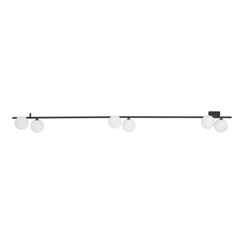 Imelo Black Lampa Sufitowa 6Xg9 Tk Lighting