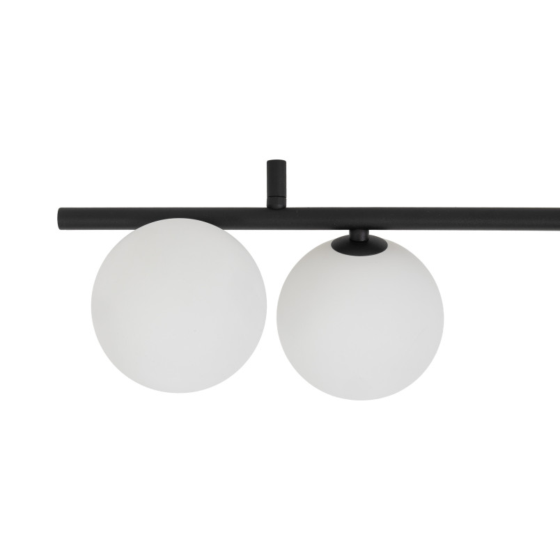 Imelo Black Lampa Sufitowa 6Xg9 Tk Lighting
