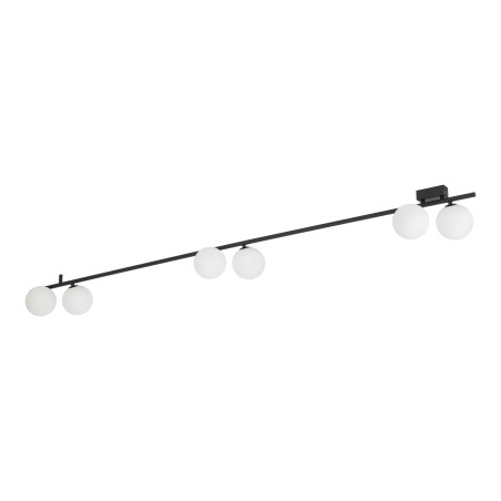 Imelo Black Lampa Sufitowa 6Xg9 Tk Lighting
