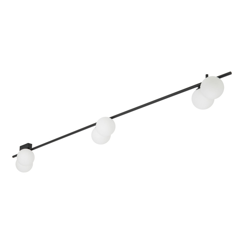 Imelo Black Lampa Sufitowa 6Xg9 Tk Lighting