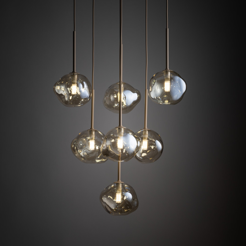 Lava Sabia Lampa Wisząca 7Xg9 Tk Lighting