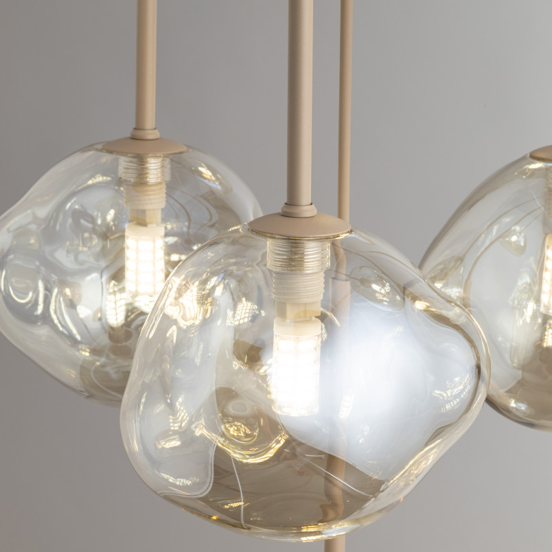 Lava Sabia Lampa Wisząca 7Xg9 Tk Lighting