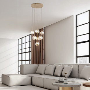 Lava Sabia Lampa Wisząca 7Xg9 Tk Lighting