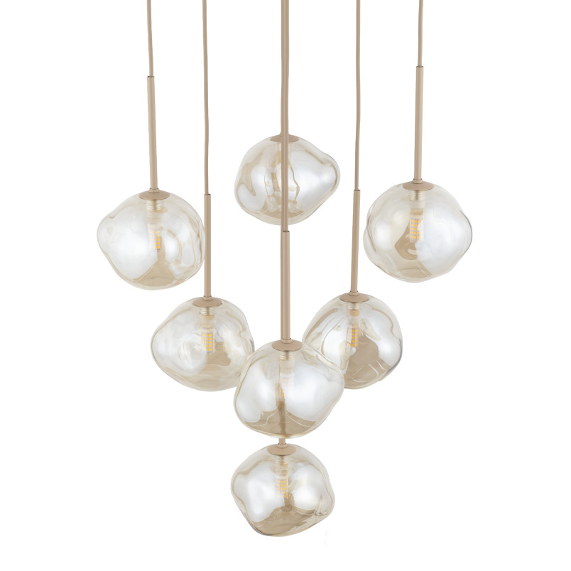 Lava Sabia Lampa Wisząca 7Xg9 Tk Lighting