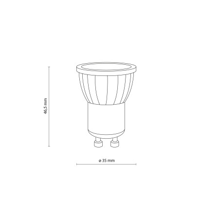 Żarówka Gu10 Mini Mr11 4000K White Tk Lighting