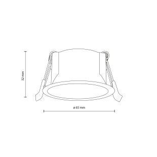 Rivo White 1 X Gu10 Mini Mr 11 Tk Lighting