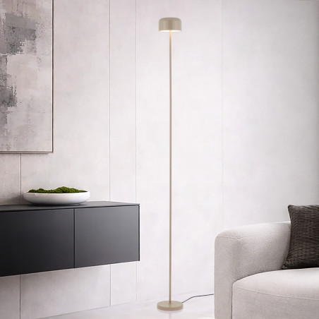 Noa Beige Lampa Podłogowa Led Tk Lighting