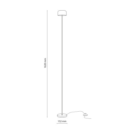 Noa Salmon Lampa Podłogowa Led Tk Lighting