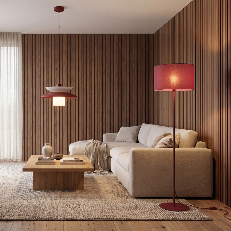 Verado Burgund 1 Lampa Wisząca Tk Lighting
