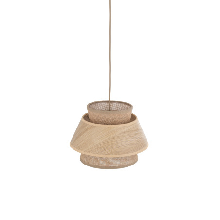 Kalum Wood Lampa Wisząca 1Xe27 Tk Lighting