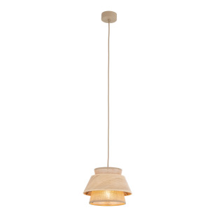 Kalum Wood Lampa Wisząca 1Xe27 Tk Lighting