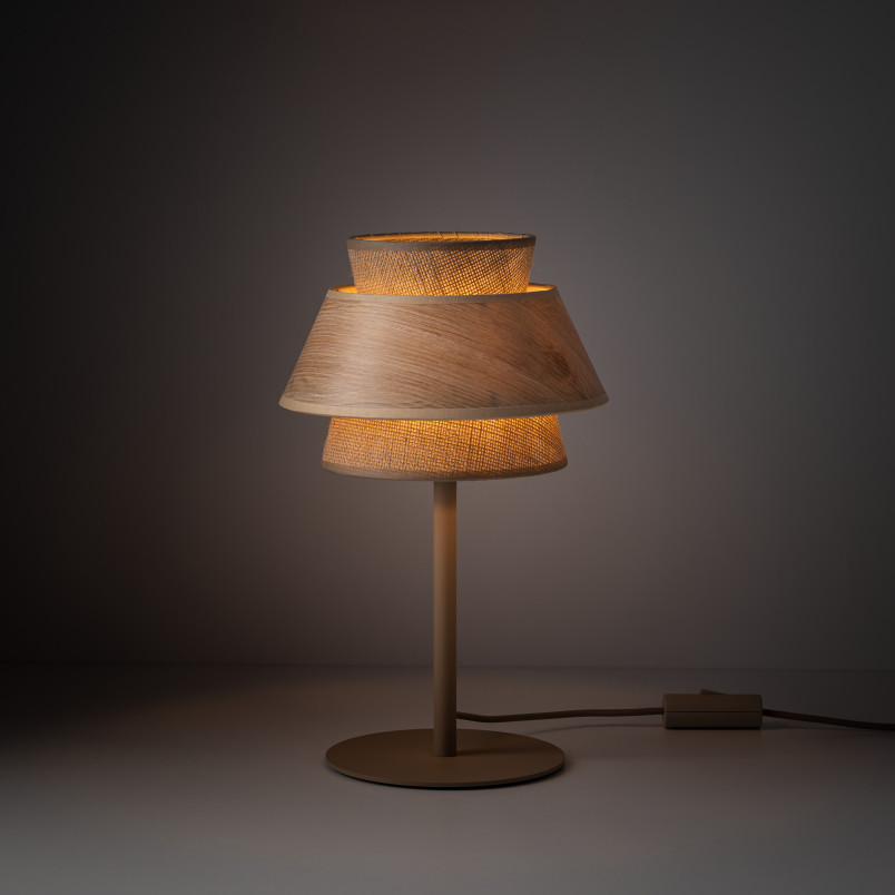 Kalum Wood Lampka Nocna 1Xe27 Tk Lighting