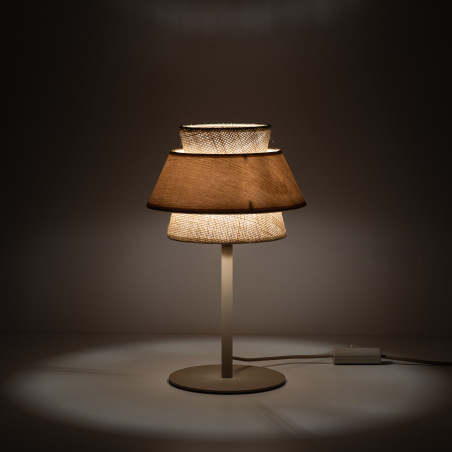 Kalum Wood Lampka Nocna 1Xe27 Tk Lighting