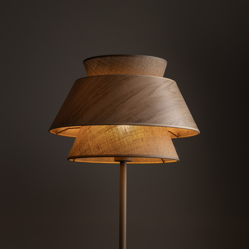 Kalum Wood Lampa Podłogowa 1Xe27 Tk Lighting