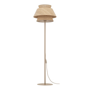 Kalum Wood Lampa Podłogowa 1Xe27 Tk Lighting