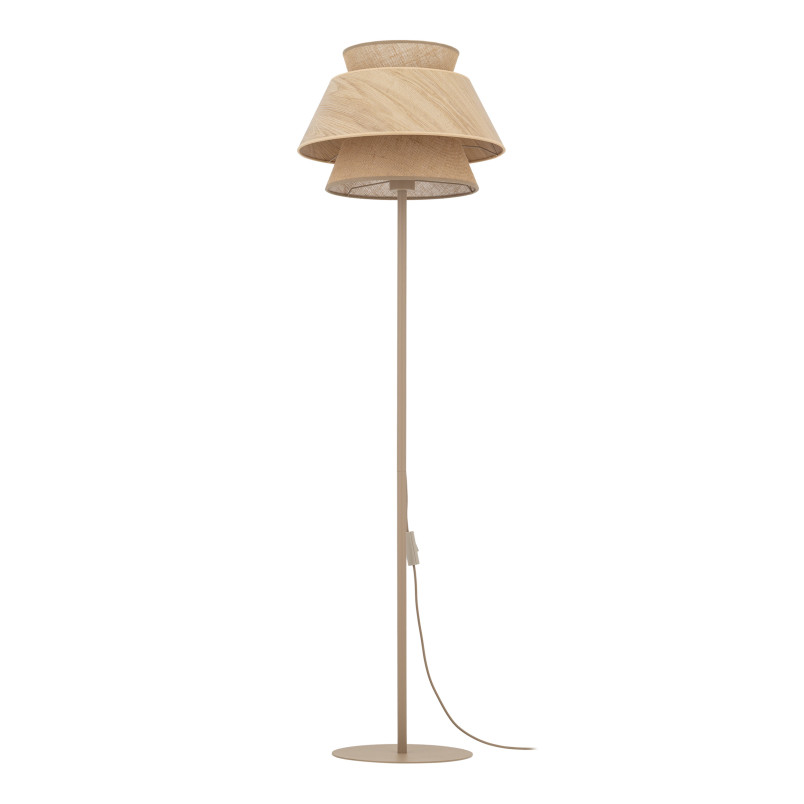 Kalum Wood Lampa Podłogowa 1Xe27 Tk Lighting