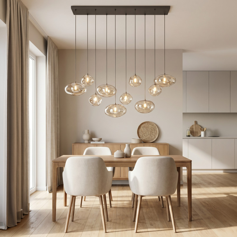 Nebia New Brown Lampa Wisząca 10Xg9 Tk Lighting