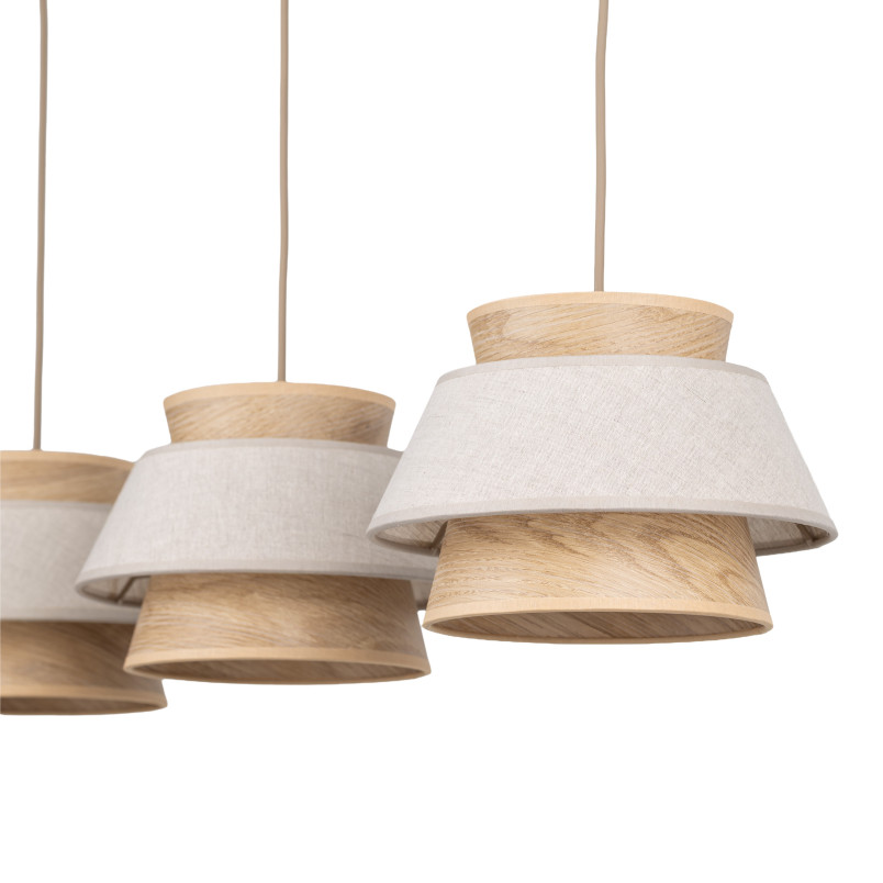 Kalum Len Lampa Wisząca 3Xe27 Tk Lighting