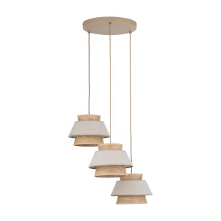 Kalum Len Lampa Wisząca 3Xe27 Koło Tk Lighting