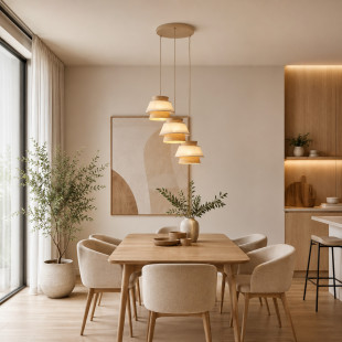 Kalum Len Lampa Wisząca 3Xe27 Koło Tk Lighting