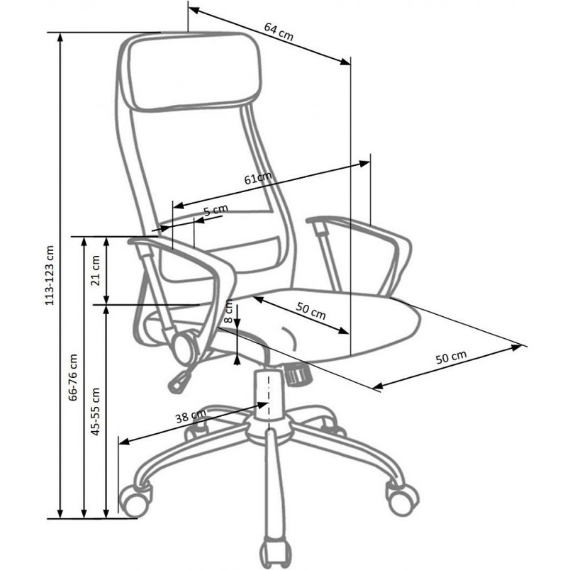 Fotel biurowy Zoom Halmar - Komfort i ergonomia | Sklep mebli