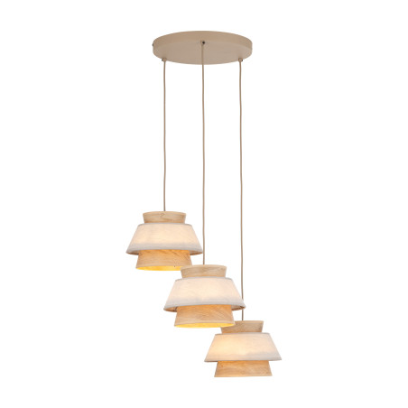 Kalum Len Lampa Wisząca 3Xe27 Koło Tk Lighting